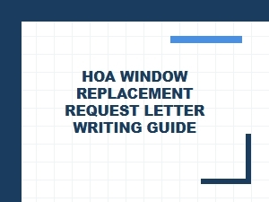 Hoa Window Replacement Letter Guide