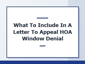 Crafting Your Window Appeal Letter