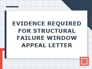 Essential Evidence for Window Structural Appeal