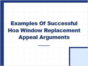 How to Win Hoa Approval for Essential Window Replacement